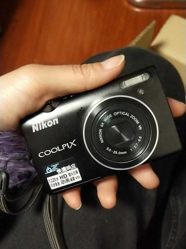 USED NIKON COOLPIX S5100 camera HD (720p)  Optical VR Image Stabilization5x Wide-Angle