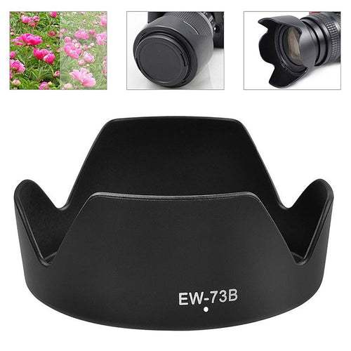 Asdomo EW-73B Lens Hood For Canon 650D 550D 600D Camera Len Cover for Canon EF-S 18-135mm P0.3