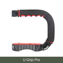 Load image into Gallery viewer, Ulanzi U-Grip Pro Triple Shoe Mount Video Stabilizer Handle Video Grip Camera Phone Video Rig Kit for Nikon Canon iPhone X 8 7