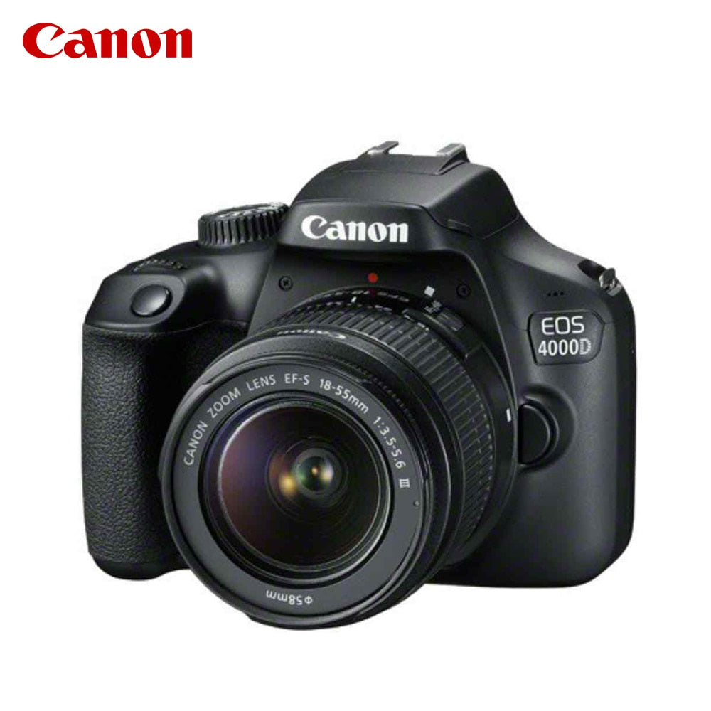 SLR Cameras Canon EOS 4000D + EF-S 18-55mm DC III Black