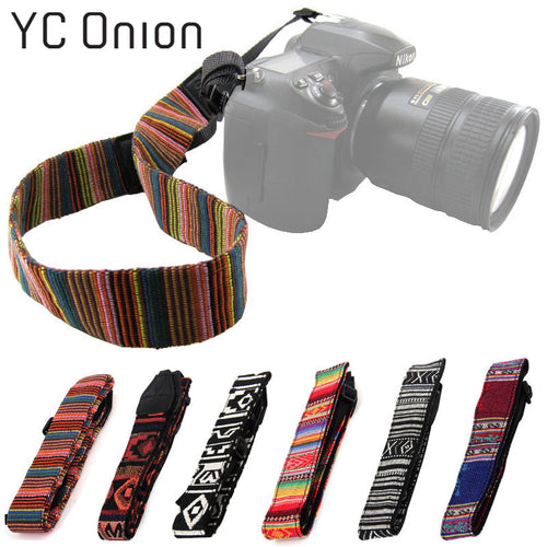 6 Color Retro Vintage Trendy Camera Straps Universal Nylon Shoulder Strap For Nikon Canon Panasonic Sony Pentax DSLR